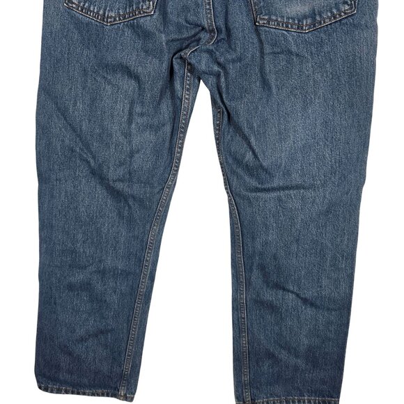 Levis 505 Regular Fit Mens Jeans W38 L30 Medium Wash Denim Straight Leg‎ - Picture 6 of 7